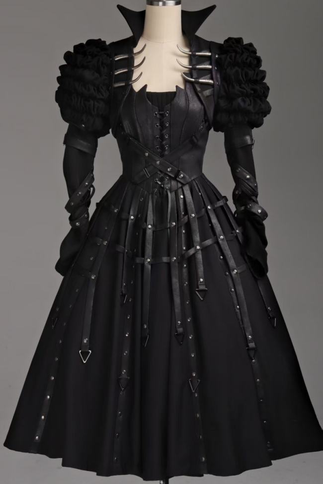 Foxtrot ~Wilde Jagd~ Gothic Black Corset JSK and Short Jacket