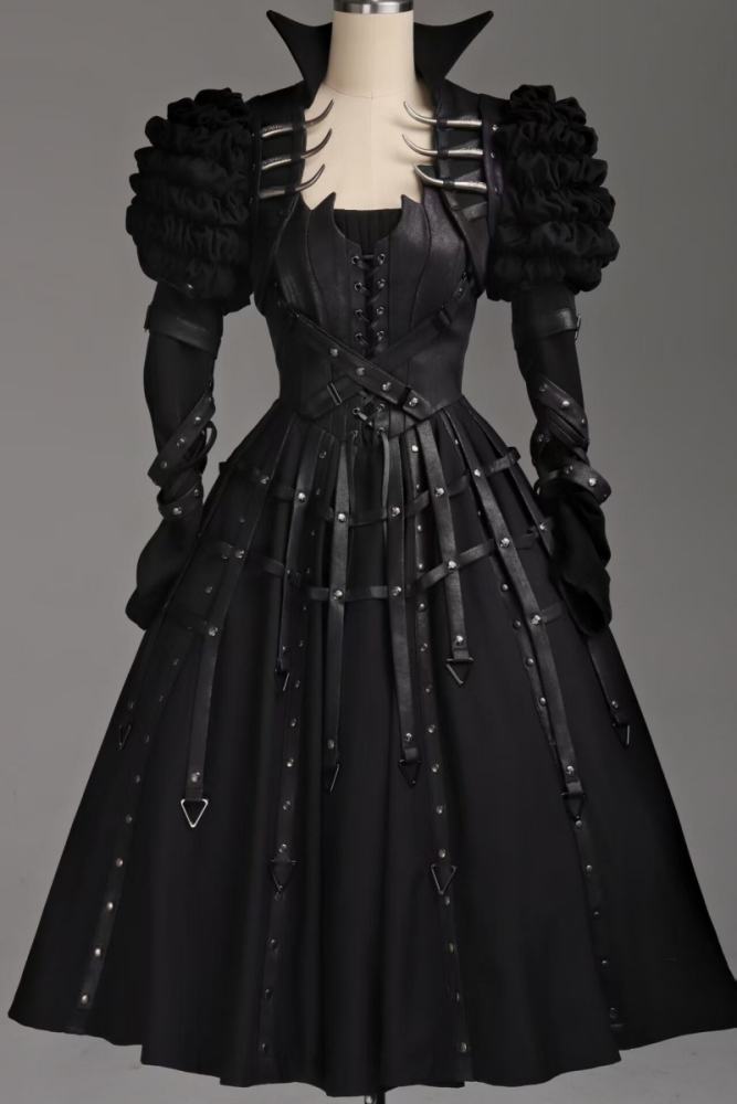 Foxtrot ~Wilde Jagd~ Gothic Black Corset JSK and Short Jacket