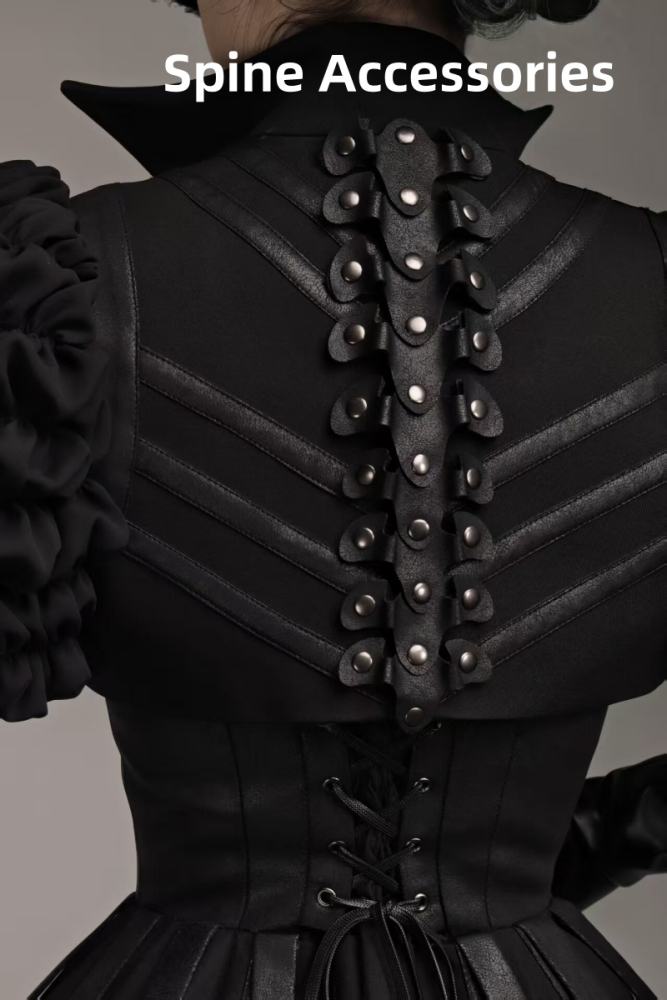 Foxtrot ~Wilde Jagd~ Gothic Black Corset JSK and Short Jacket