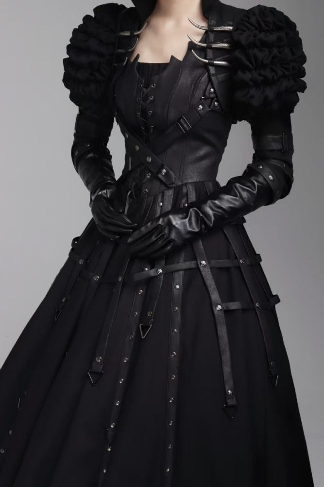 Foxtrot ~Wilde Jagd~ Gothic Black Corset JSK and Short Jacket