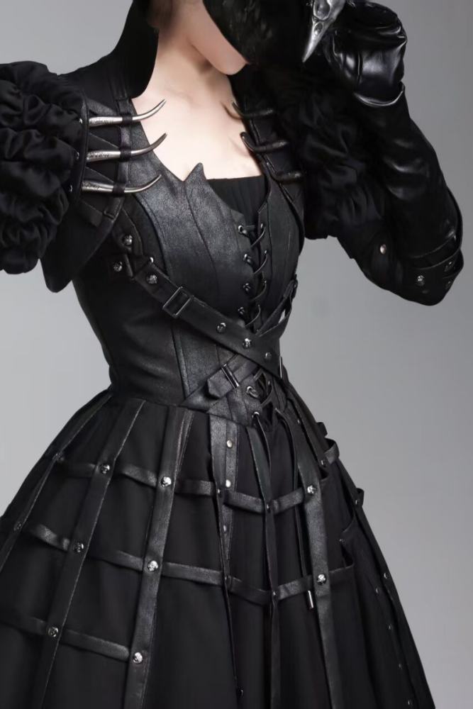 Foxtrot ~Wilde Jagd~ Gothic Black Corset JSK and Short Jacket