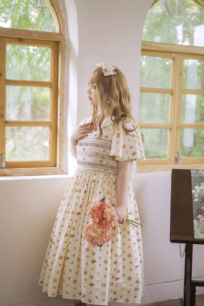 Miss Point ~Happy Summer Dress Daily Wear  Lolita OP Long Version -Pre-order
