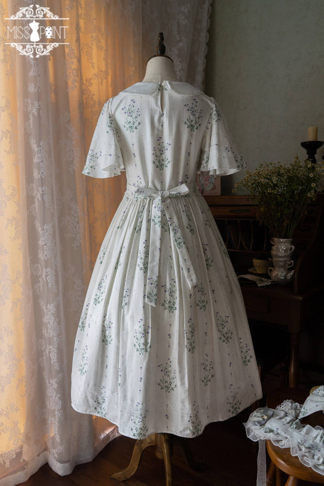 Miss Point ~Happy Summer Dress Daily Wear  Lolita OP Long Version -Pre-order