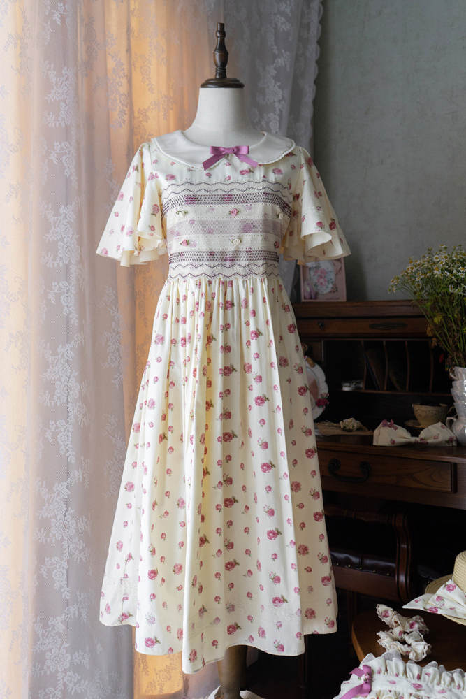 Miss Point ~Happy Summer Dress Daily Wear  Lolita OP Long Version -Pre-order