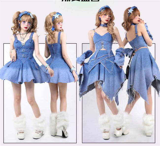 Summer Butterfly Project Jeans Dress and Sets