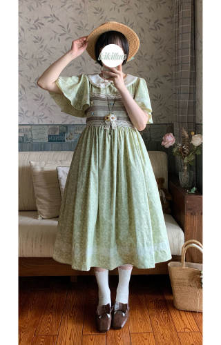 Miss Point ~Happy Summer Dress Daily Wear  Lolita OP Long Version -Pre-order
