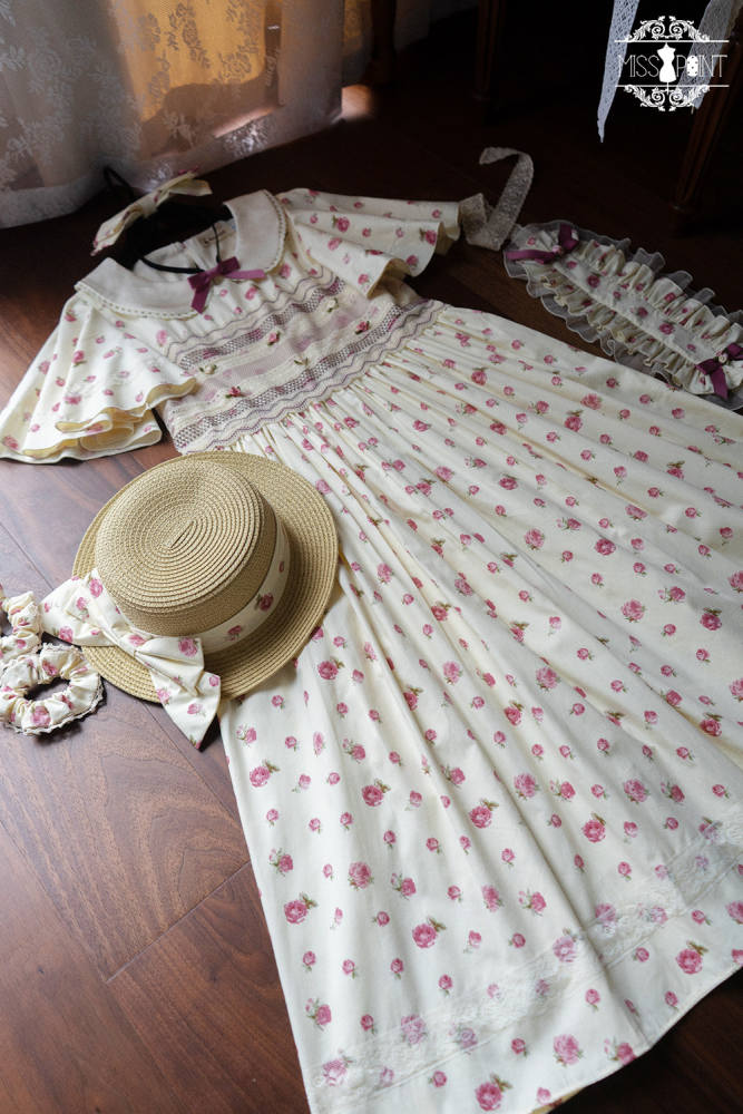 Miss Point ~Happy Summer Dress Daily Wear  Lolita OP Long Version -Pre-order