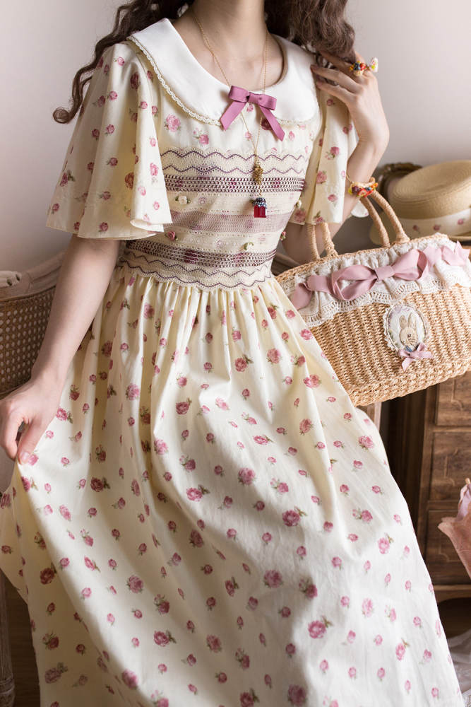 Miss Point ~Happy Summer Dress Daily Wear  Lolita OP Long Version -Pre-order