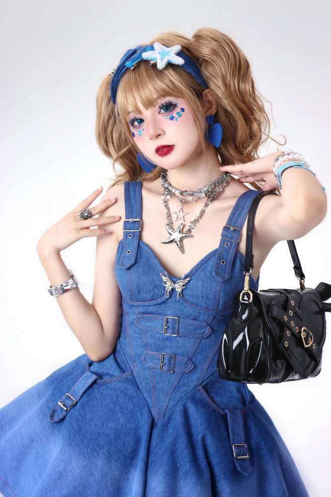 Summer Butterfly Project Jeans Dress and Sets