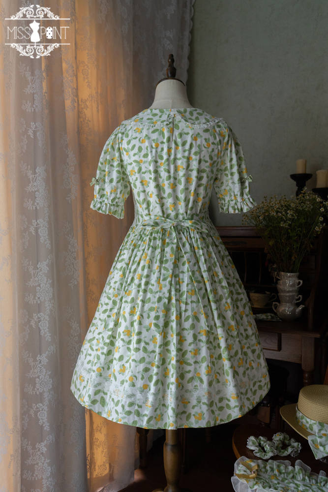 Miss Point ~Happy Summer Dress Daily Wear  Lolita OP Short Version -Pre-order
