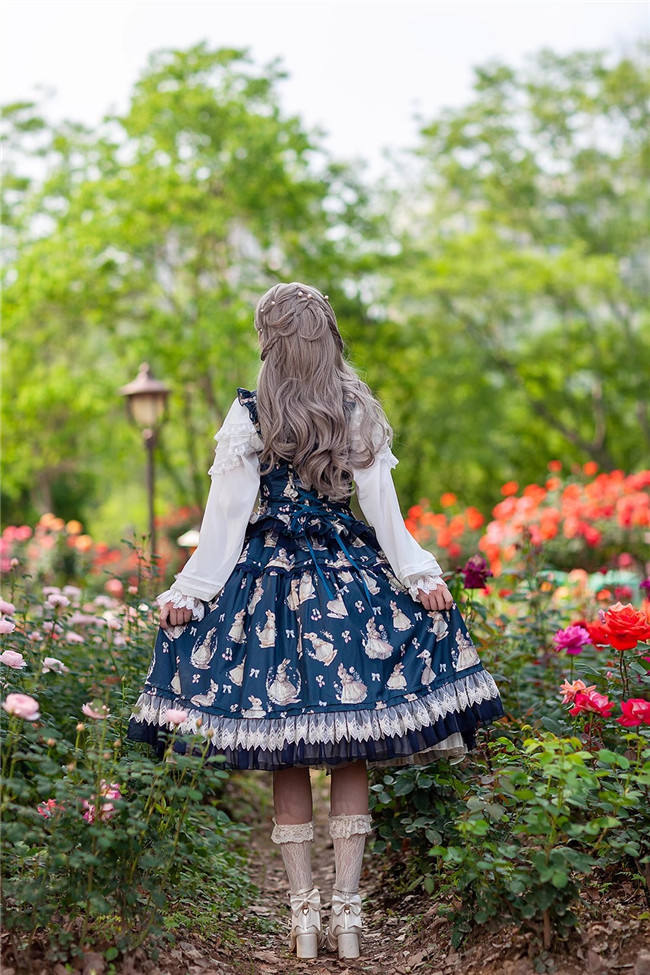 Infanta Miss Rabbit Lolita Top and Skirt