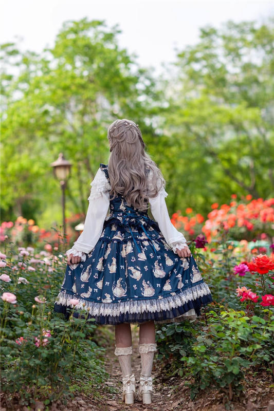 Infanta Miss Rabbit Lolita Top and Skirt