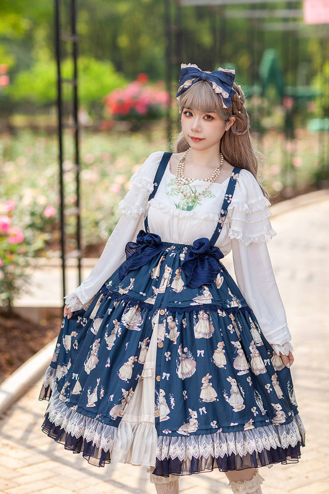 Infanta Miss Rabbit Lolita Top and Skirt