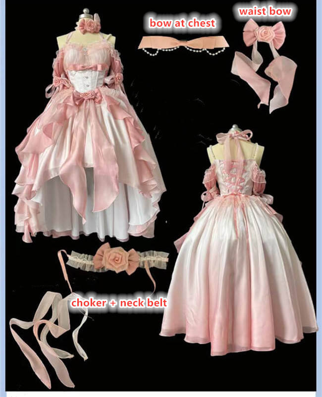 Meowing and Fruity Blue Flower Wedding Dress Classic Lolita Dress Set