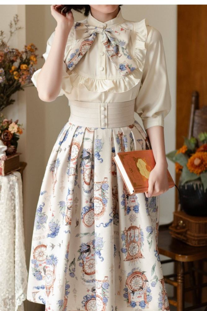Forest Wardrobe Eternal Echo Classic Lolita Skirt and Blouse