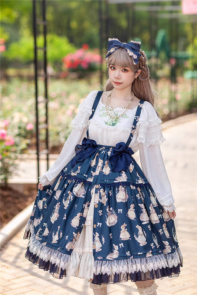 Infanta Miss Rabbit Lolita Top and Skirt