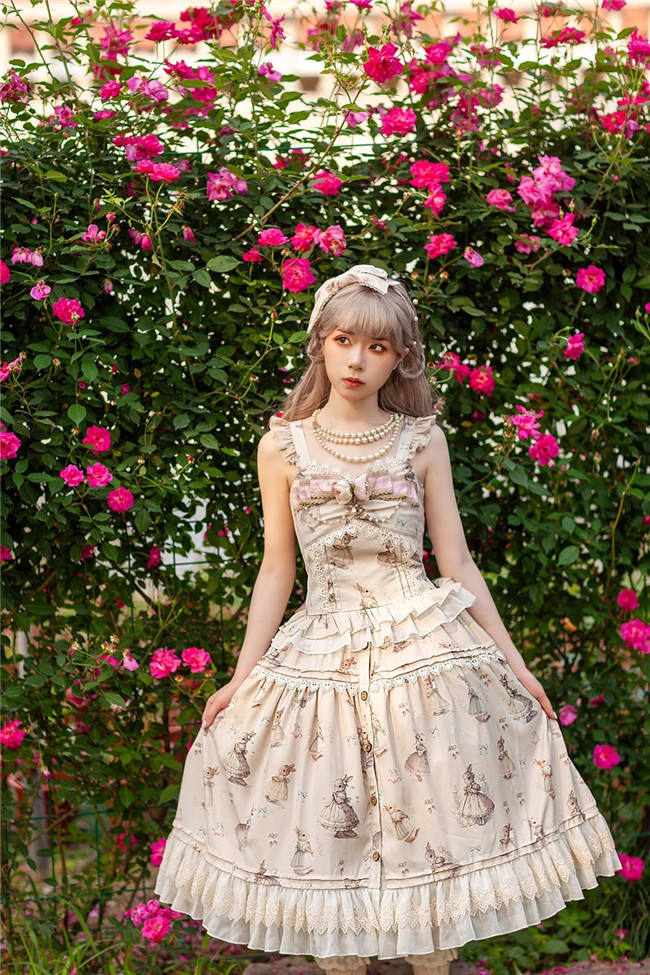 Infanta Miss Rabbit Lolita Top and Skirt