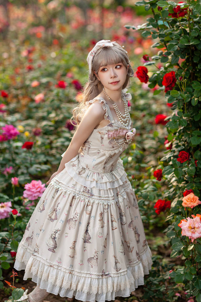 Infanta Miss Rabbit Lolita Top and Skirt