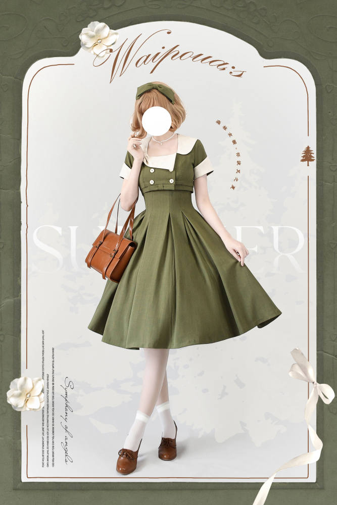 Forest Wardrobe The Summer of Waibowa Classic Lolita Dress and Coat