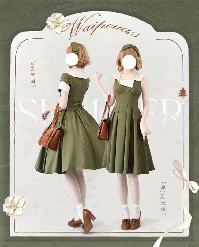 Forest Wardrobe The Summer of Waibowa Classic Lolita Dress and Coat