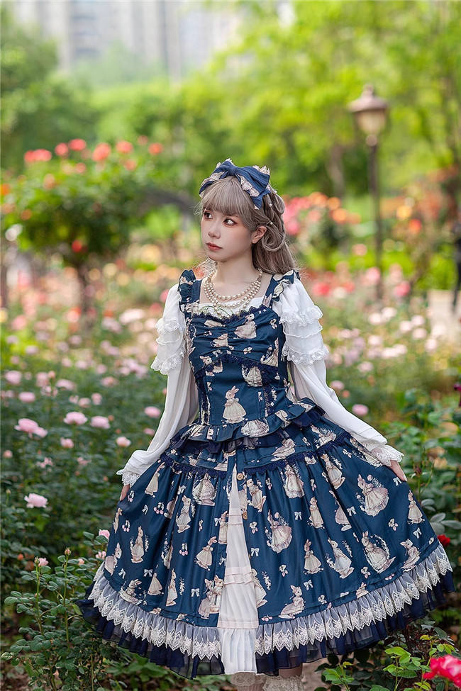 Infanta Miss Rabbit Lolita Top and Skirt