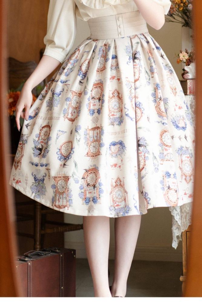 Forest Wardrobe Eternal Echo Classic Lolita Skirt and Blouse