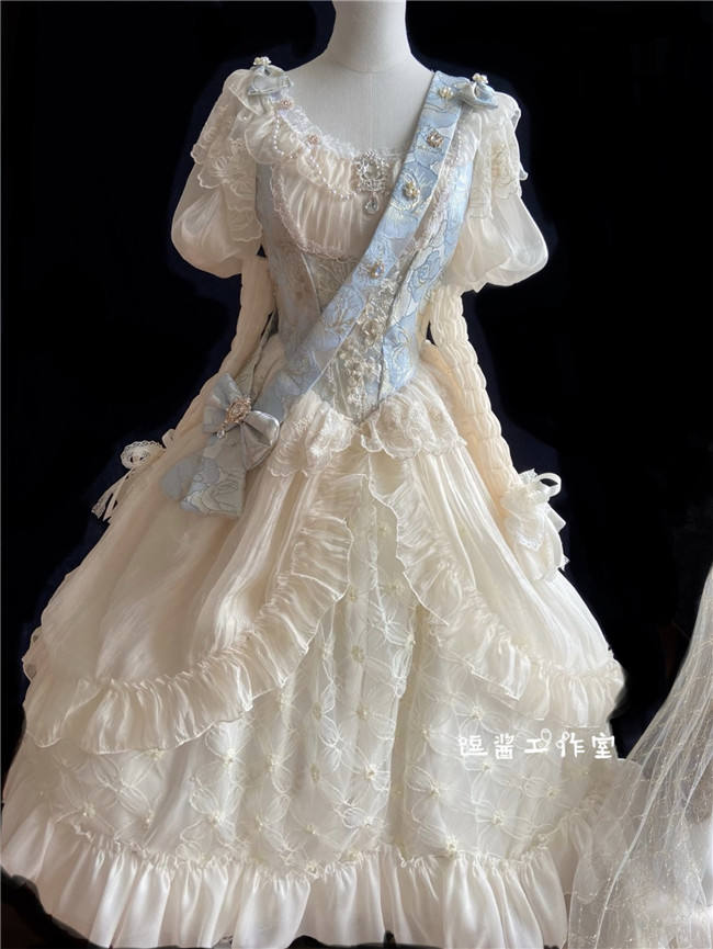 Crown Wedding Dress Lolita One Piece Dress