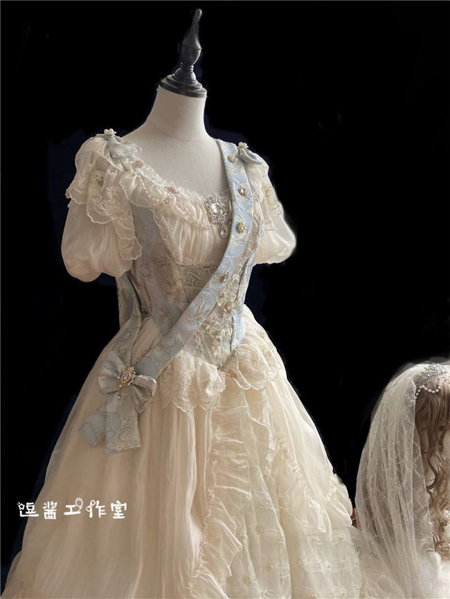 Crown Wedding Dress Lolita One Piece Dress