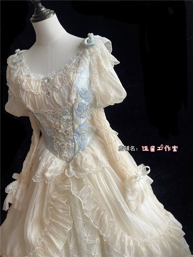 Crown Wedding Dress Lolita One Piece Dress
