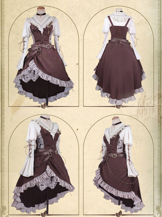 To Margaret Classic Lolita Vest, Blouse and Skirt