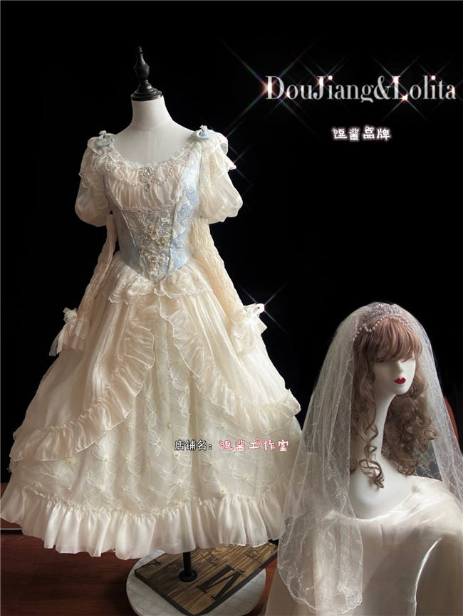 Crown Wedding Dress Lolita One Piece Dress