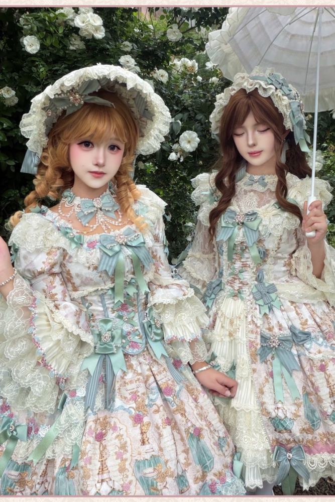 Alice Girl ~Antique Gemstone Fragrance~ Lolita JSK OP and Girdle