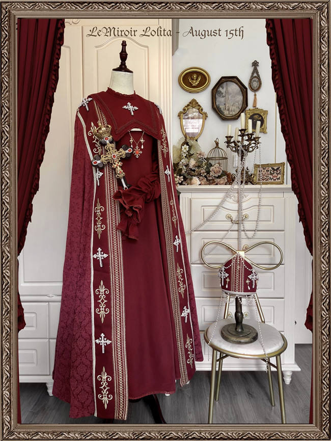 LeMiroir Moonlit Prayer Nun Lolita Dress and Cape