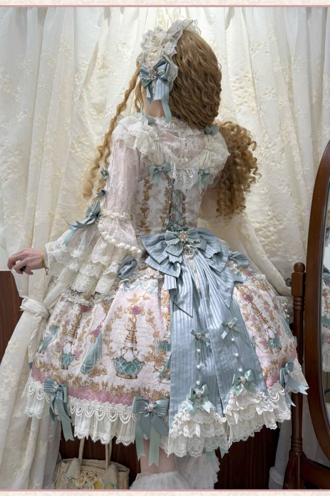 Alice Girl ~Antique Gemstone Fragrance~ Lolita JSK OP and Girdle