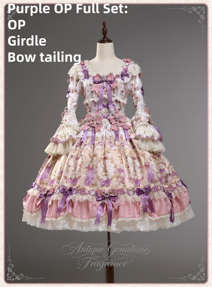 Alice Girl ~Antique Gemstone Fragrance~ Lolita JSK OP and Girdle