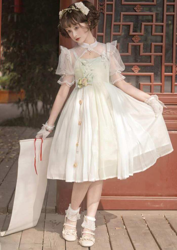 Wind Sways Lily Lolita Jumper Dress and Bolero