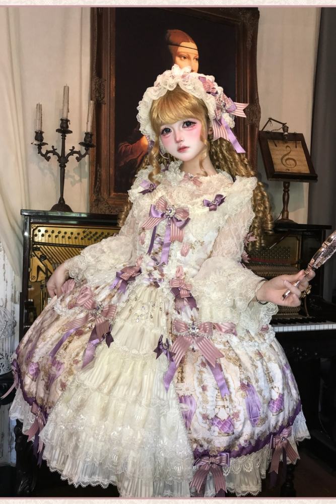 Alice Girl ~Antique Gemstone Fragrance~ Lolita JSK OP and Girdle