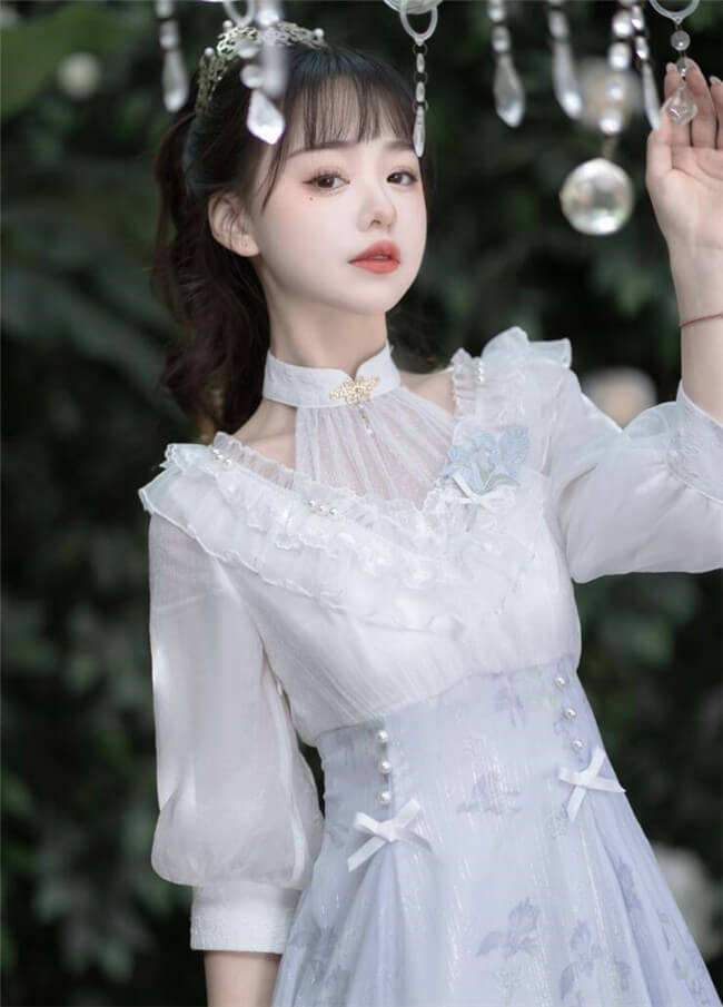 Iris Dream Elegant Qi Lolita Dress One Pieces