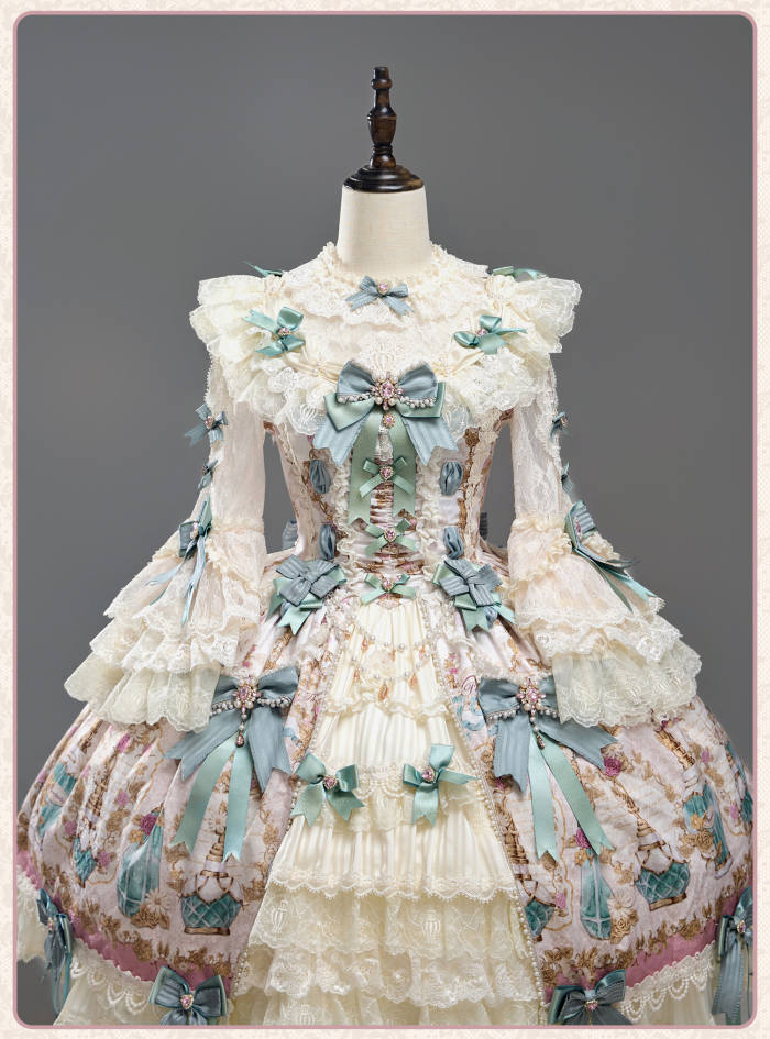 Alice Girl ~Antique Gemstone Fragrance~ Lolita JSK OP and Girdle