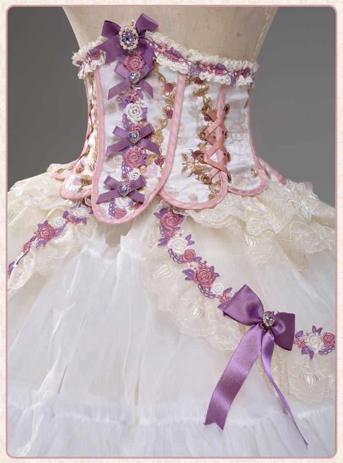 Alice Girl ~Antique Gemstone Fragrance~ Lolita JSK OP and Girdle