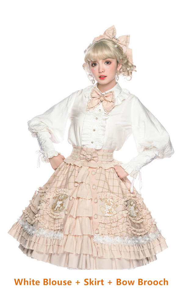 YUPBRO Lolita Heriford Classic Lolita Skirt, Blouse, Cape and Accessories