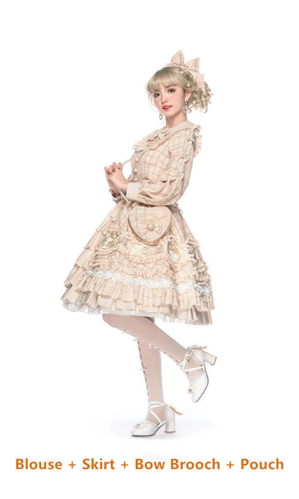 YUPBRO Lolita Heriford Classic Lolita Skirt, Blouse, Cape and Accessories