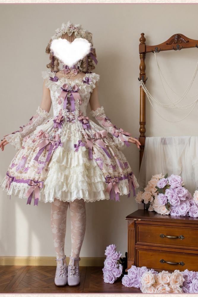 Alice Girl ~Antique Gemstone Fragrance~ Lolita JSK OP and Girdle