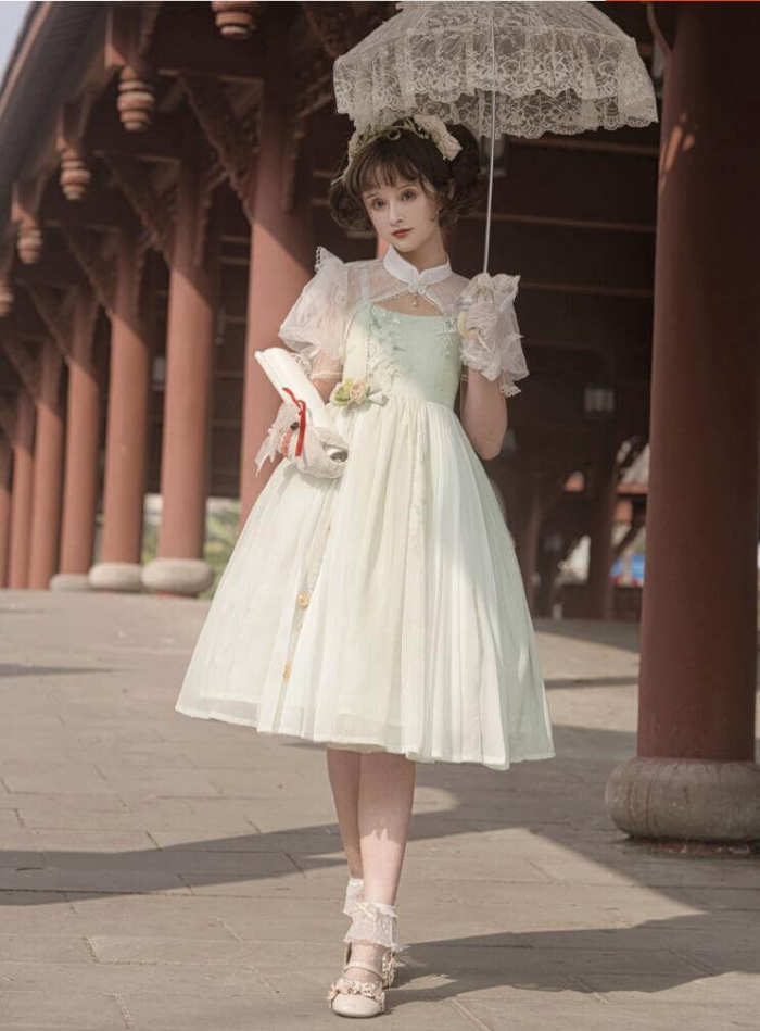 Wind Sways Lily Lolita Jumper Dress and Bolero
