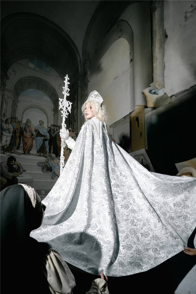 LeMiroir Moonlit Prayer Nun Lolita Dress and Cape