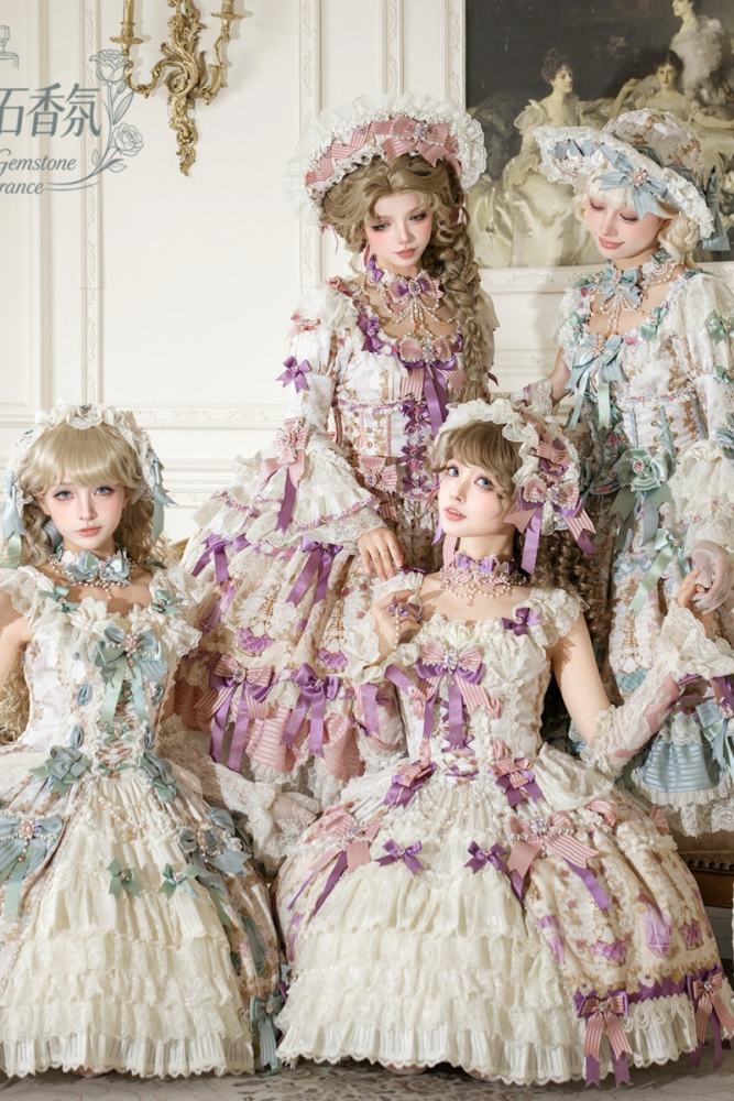 Alice Girl ~Antique Gemstone Fragrance~ Lolita JSK OP and Girdle
