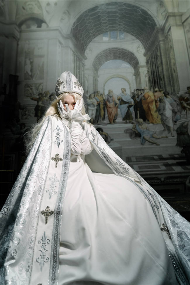 LeMiroir Moonlit Prayer Nun Lolita Dress and Cape