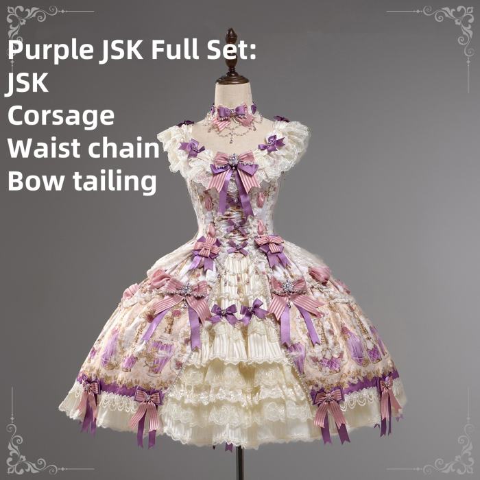 Alice Girl ~Antique Gemstone Fragrance~ Lolita JSK OP and Girdle