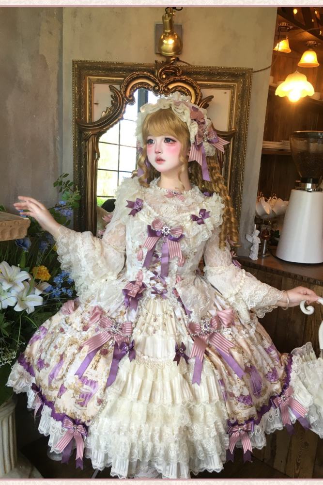 Alice Girl ~Antique Gemstone Fragrance~ Lolita JSK OP and Girdle