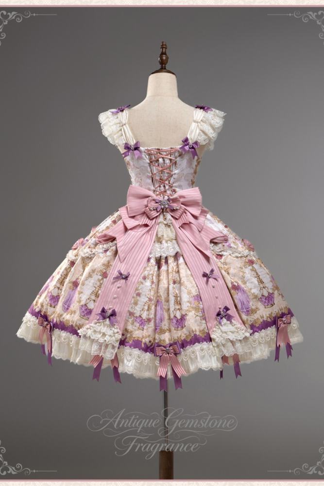 Alice Girl ~Antique Gemstone Fragrance~ Lolita JSK OP and Girdle